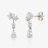 Superdrug MUCHV Cluster Drop Stud Earrings in 18k Gold or Silver- Buy online at McGrocer
