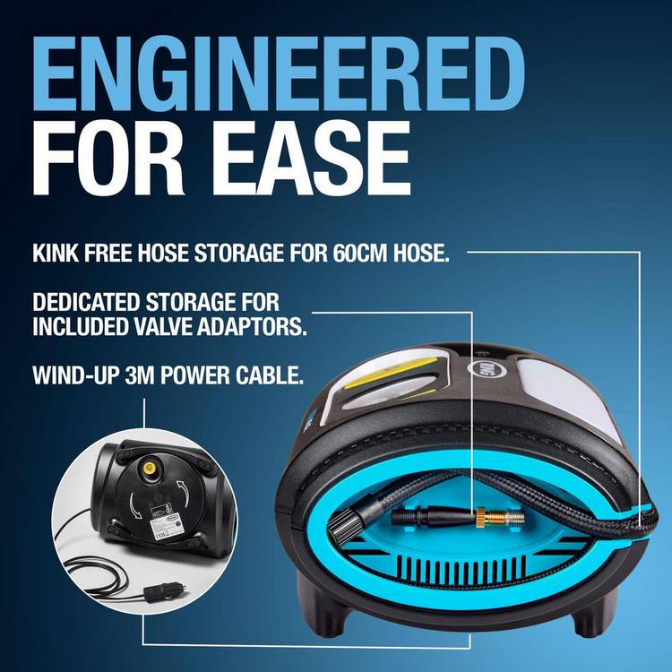 Ring ULTRAINFLATE 10 analogue tyre inflator (British brand)