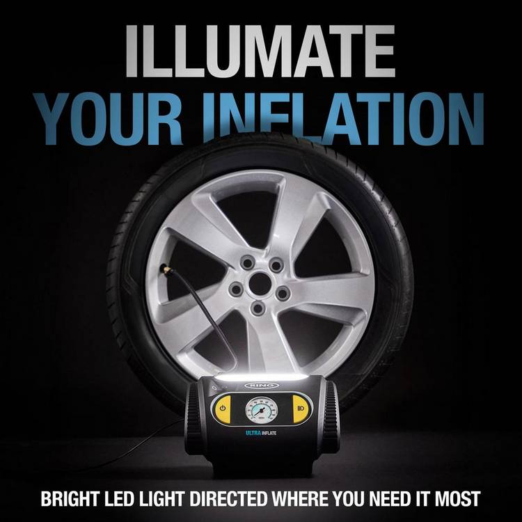 Ring ULTRAINFLATE 10 analogue tyre inflator (British brand)