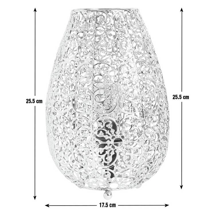 Argos Home fretwork table lamp 25.5cm (British brand)