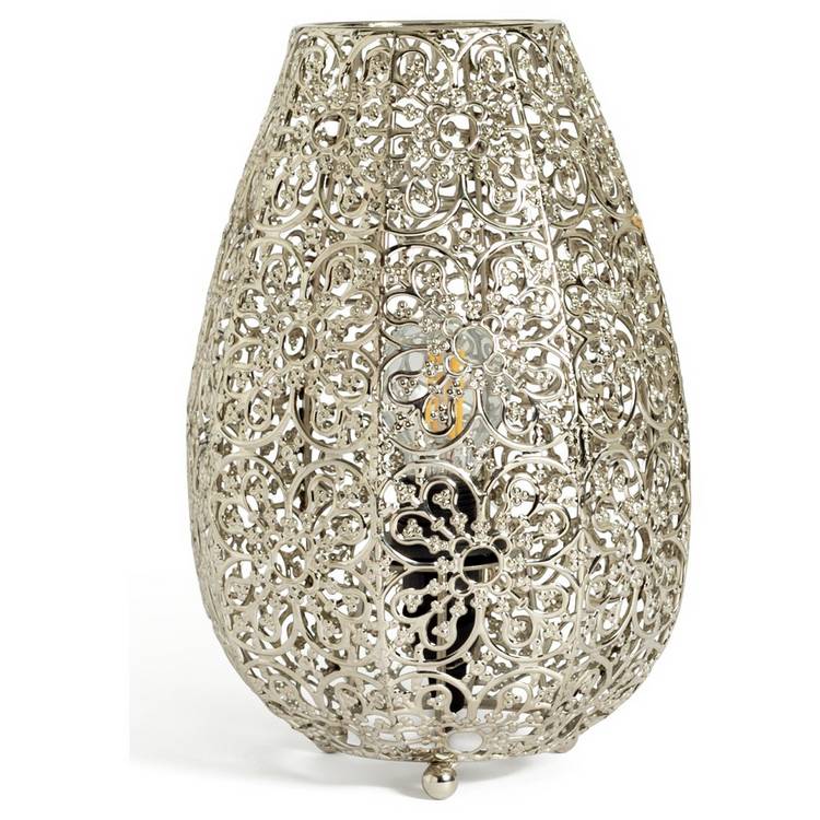 Argos Home fretwork table lamp 25.5cm (British brand)