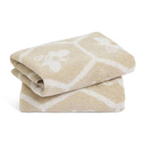 Argos Home floral bee hand towel beige pack of 2 (British brand)