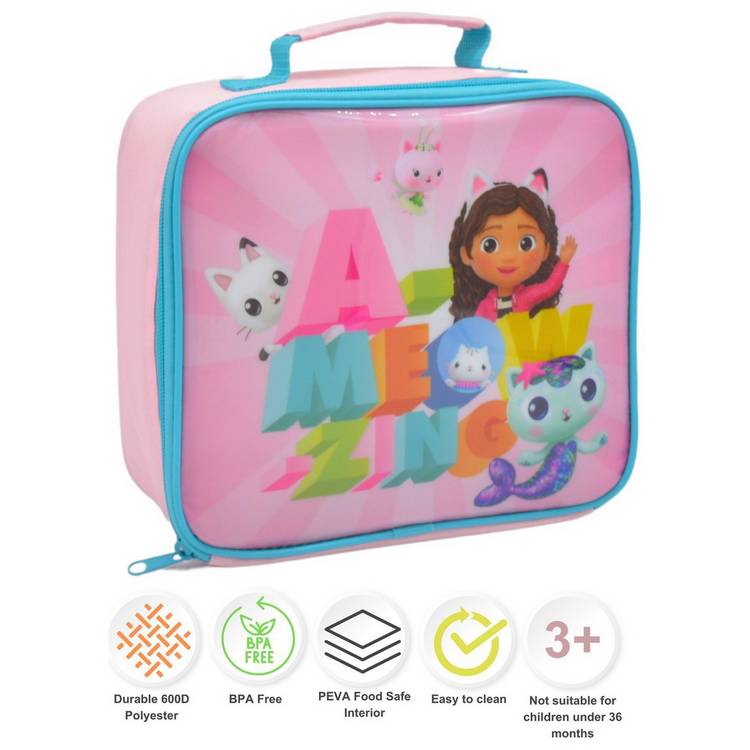 Hox Gabby's Dollhouse lunch bag 20x23x8cm, imported from the UK