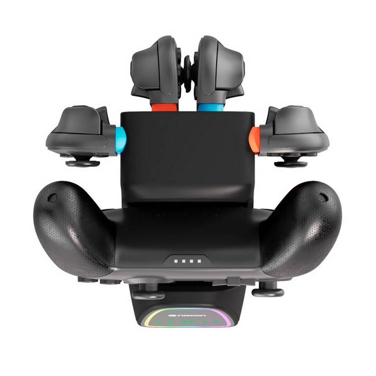 Nacon Quadpro RGB Charger for Nintendo Switch - (British brand)