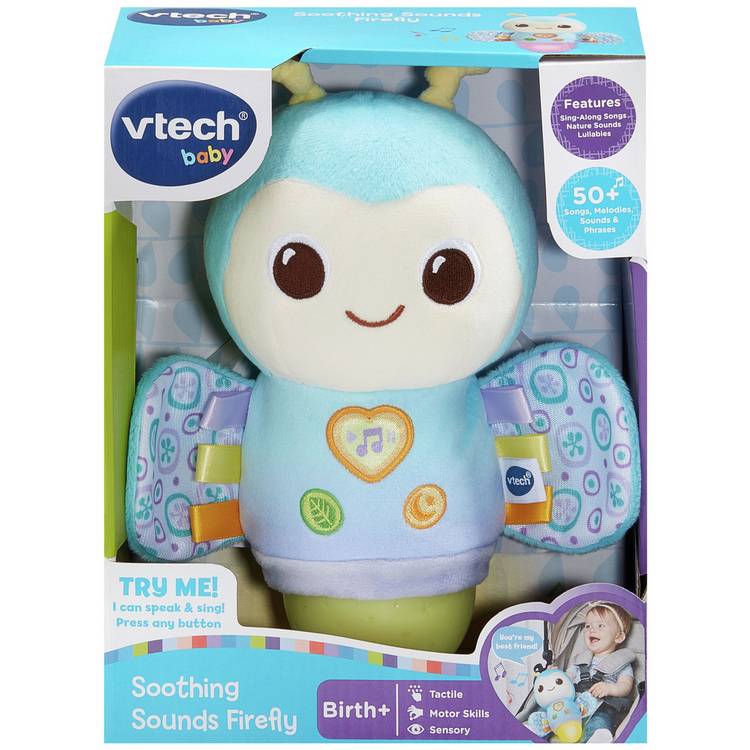 VTech Soothing Sounds Firefly baby soother toy, imported from the UK