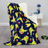 Argos Pokemon Pikachu Fleece Throw Dark Blue 100x150cm- Buy online at McGrocer