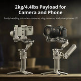 DJI RS 4 Mini Combo gimbal stabilizer for cameras, UK version