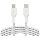 Argos Belkin 2m 60W USB-C to USB-C Braided Cable - White- Buy online at McGrocer