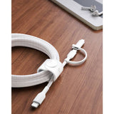 Belkin 2-in-1 USB-C and Lightning cable 1.5m white, imported from the UK
