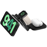 Belkin 15W Qi2 3-in-1 foldable wireless charger black (British brand)
