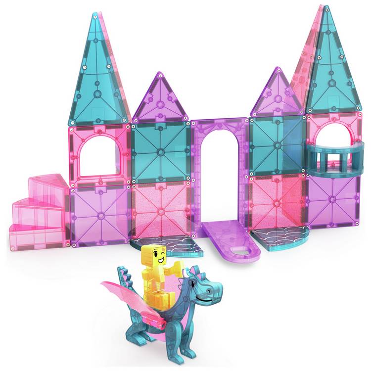 MAGNA-TILES Castle 25 piece magnetic set (British brand)