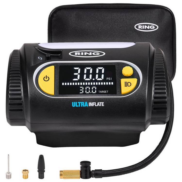 Ring Ultrainflate 30 digital tyre inflator, UK version