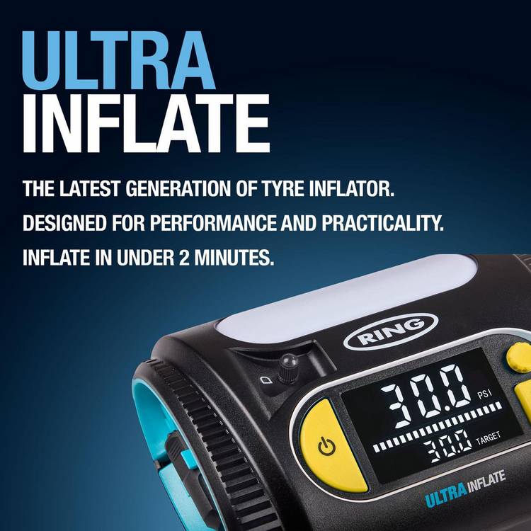 Ring Ultrainflate 30 digital tyre inflator, UK version