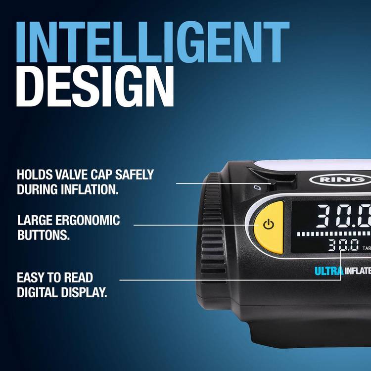 Ring Ultrainflate 30 digital tyre inflator, UK version