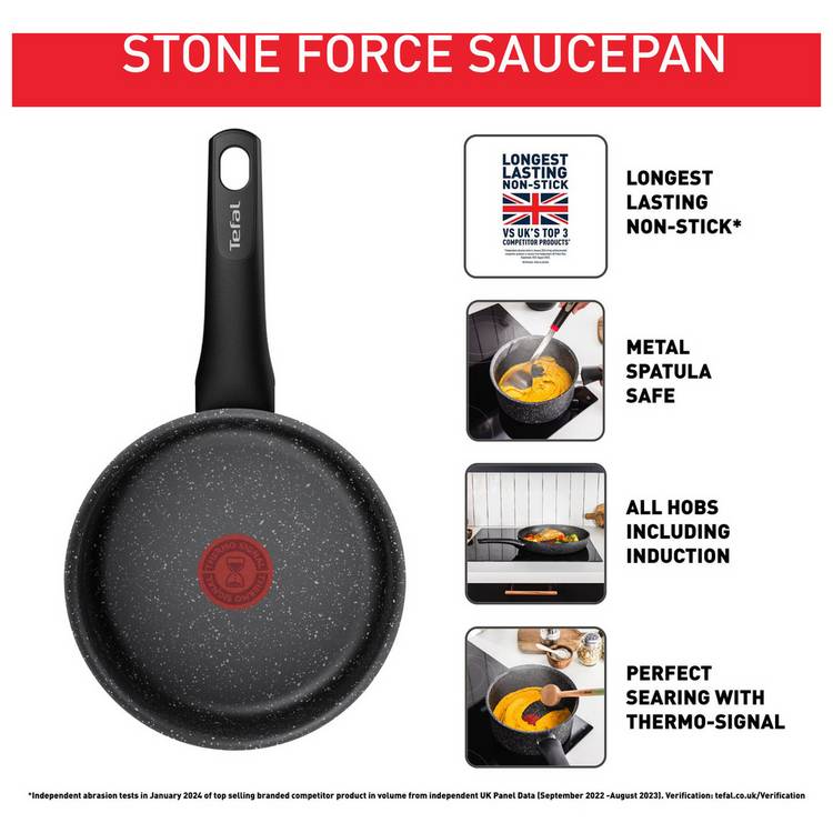 Tefal Stone Force saucepan 18cm (British brand)