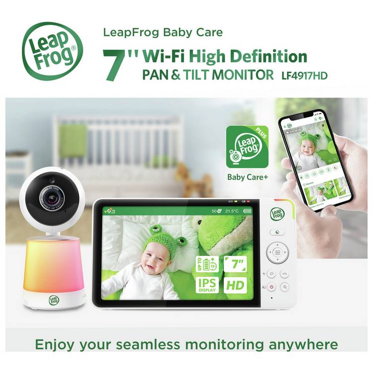 Leapfrog LF4917HD baby monitor 1080p Wi-Fi, imported from the UK