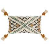 furn striped cushion cream 30x50cm, imported from the UK