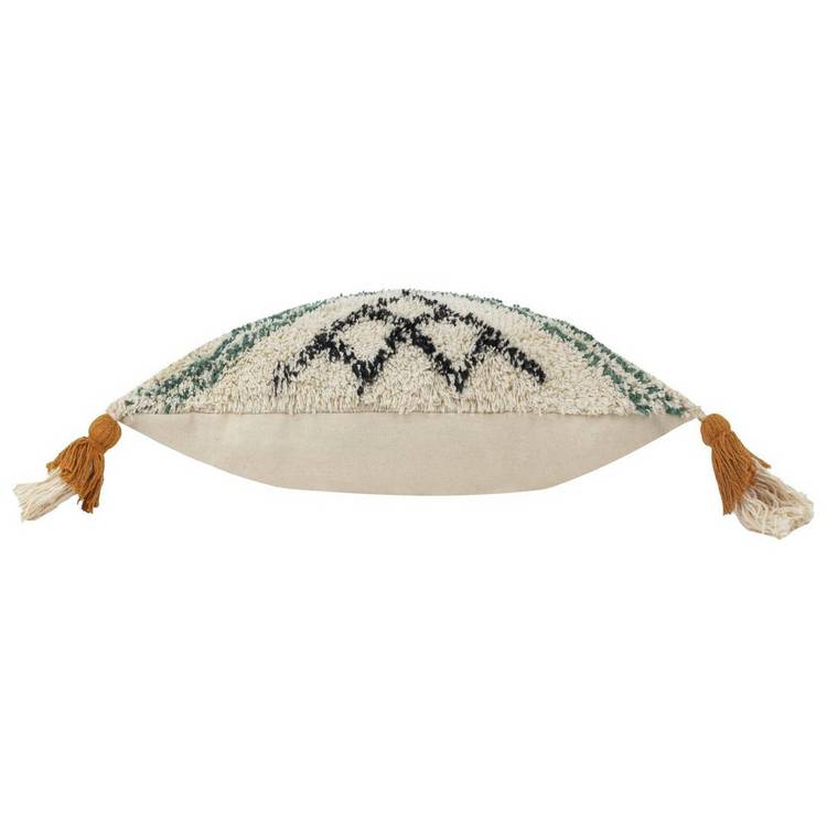 furn striped cushion cream 30x50cm, imported from the UK