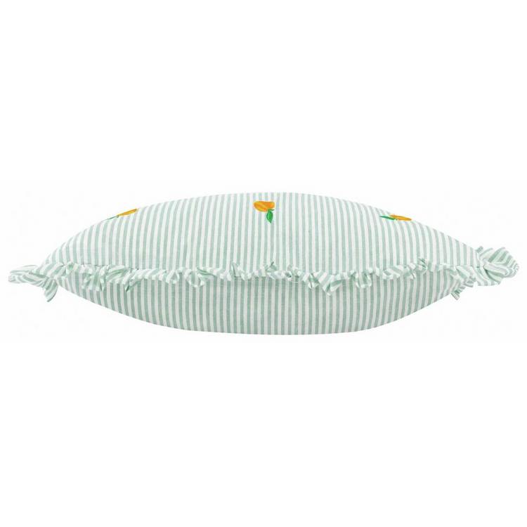 furn Les Fruites Oranges cushion light blue 30x50cm (British brand)