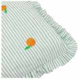furn Les Fruites Oranges cushion light blue 30x50cm (British brand)