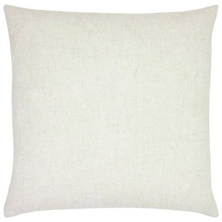 Furn tufted geometric cushion in white, 50x50cm, UK version