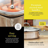 good FOOD Tri Ply multi pan 28cm - British product
