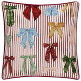 furn Noortje Bows Cushion pink 45x45cm - British product