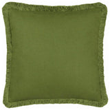 furn palm tree fringe cushion green 45x45cm - British product