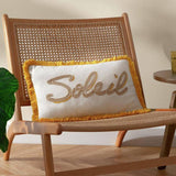 Argos furn Soleil Woven Cushion Yellow 30x50cm- Buy online at McGrocer
