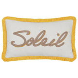 furn Soleil woven cushion yellow 30x50cm (British brand)