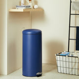 Habitat domed pedal bin navy 30 litre (British brand)