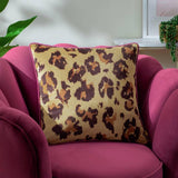 Argos furn True Leopard Print Cushion - Beige - 43x43cm- Buy online at McGrocer