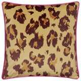 furn leopard print cushion beige 43x43cm - British product