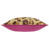 furn leopard print cushion beige 43x43cm - British product