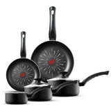 Tower Smart Start black aluminium pan set 5 piece - British product