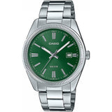 Argos Casio Analogue Green Dial Stainless Steel Bracelet Watch- Buy online at McGrocer