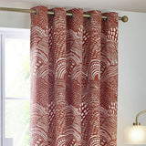 Hoem Nola eyelet curtains chestnut 117x183cm - British product