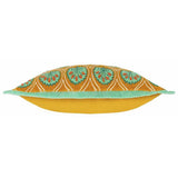 Paoletti embroidered cushion ochre 30x60cm - British product
