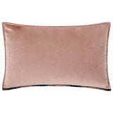 Paoletti blush velvet jacquard cushion 40x60cm, UK version