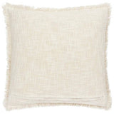 Paoletti Durelle Damask Fringed Cushion Coral 50x50cm, imported from the UK