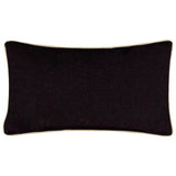 Wylder zebra cushion black 30x50cm - British product