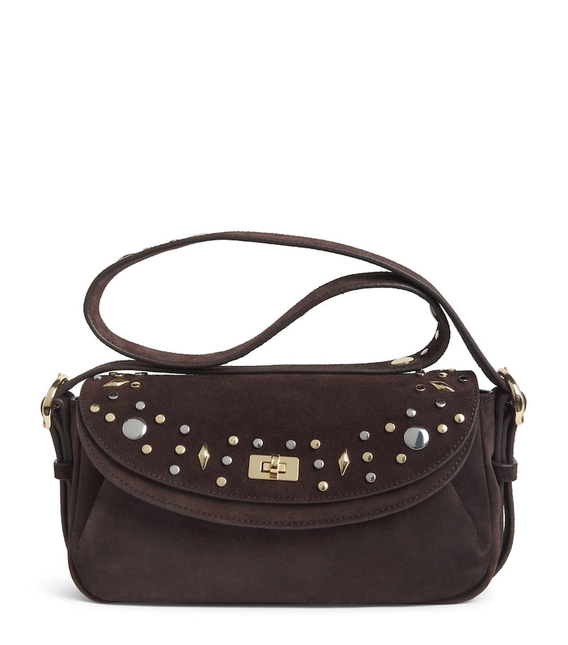 Sandro Paris suede shoulder bag medium (British brand)