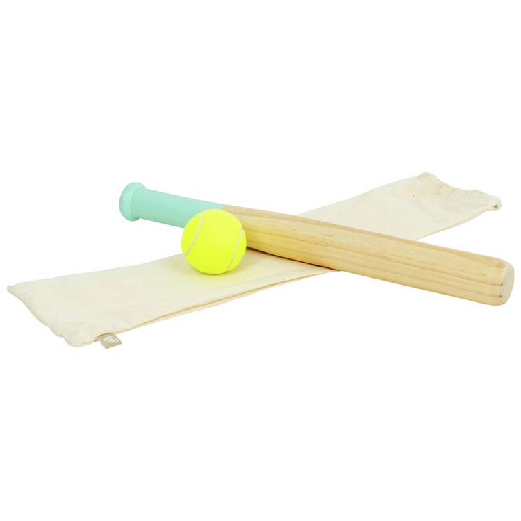 TP wooden rounders set with pastel bases - British product