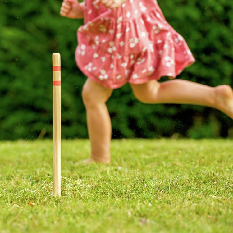 TP wooden rounders set with pastel bases - British product