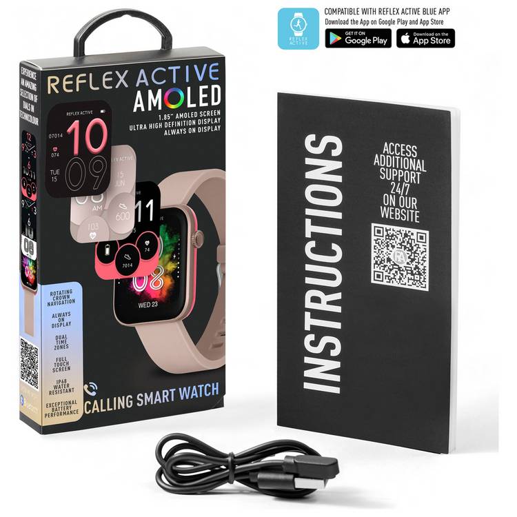 Reflex Active Spectra smart watch with AMOLED display (British brand)