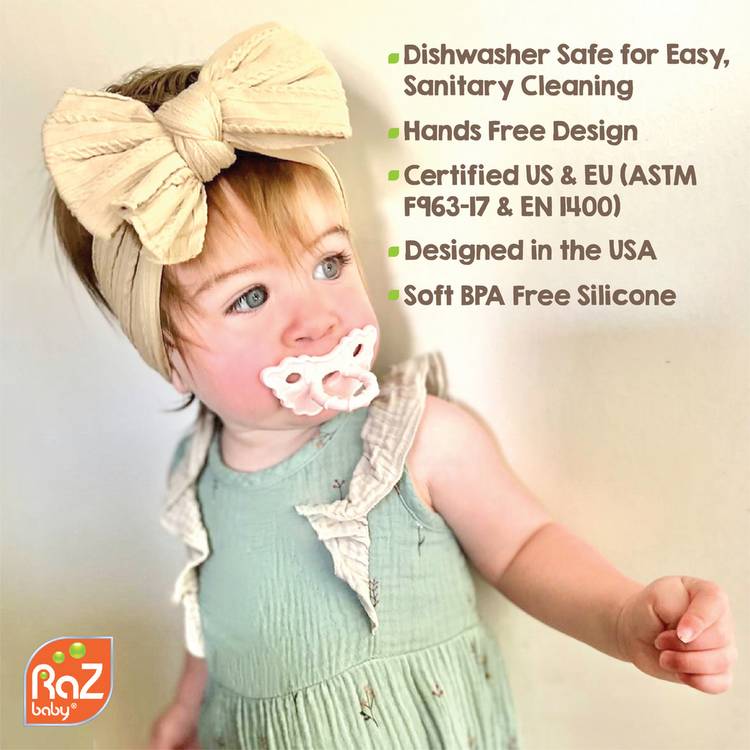 RaZbaby Chompy teether 2 pack - British product