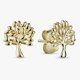 Argos Revere 9ct Yellow Gold Tree Of Life Stud Earrings- Buy online at McGrocer