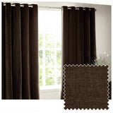 Yard Chenille Curtains brown 117x137cm - British product