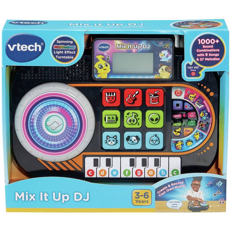 VTech Mix It Up DJ mixer toy, imported from the UK