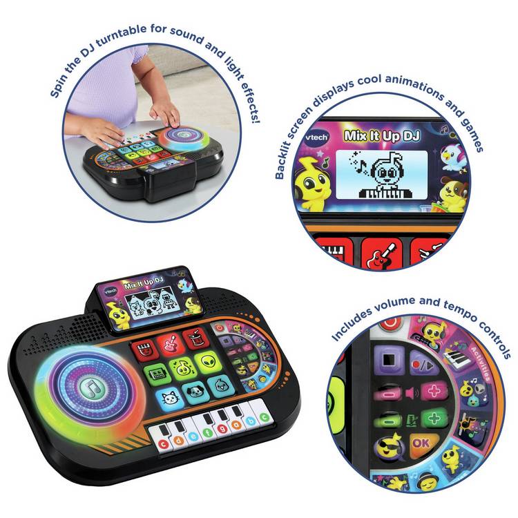 VTech Mix It Up DJ mixer toy, imported from the UK